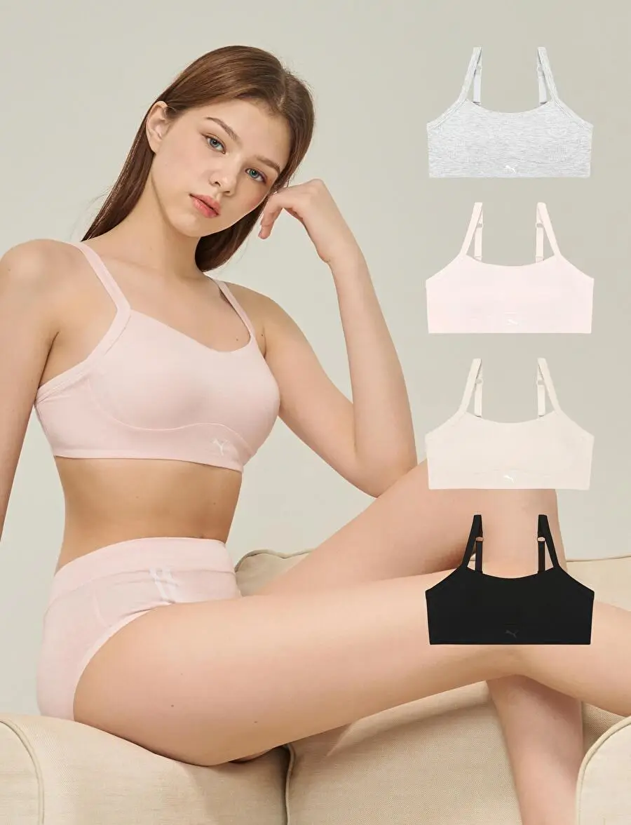 [푸마] 소프트 애착 모달 브라탑 4PACK 상세페이지 4